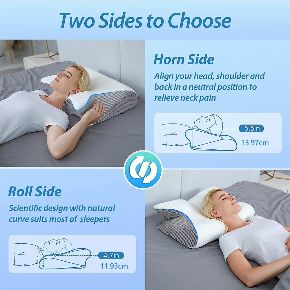 TRANQUIL CURVE™ - SUPPORTIVE MEMORY FOAM PILLOW