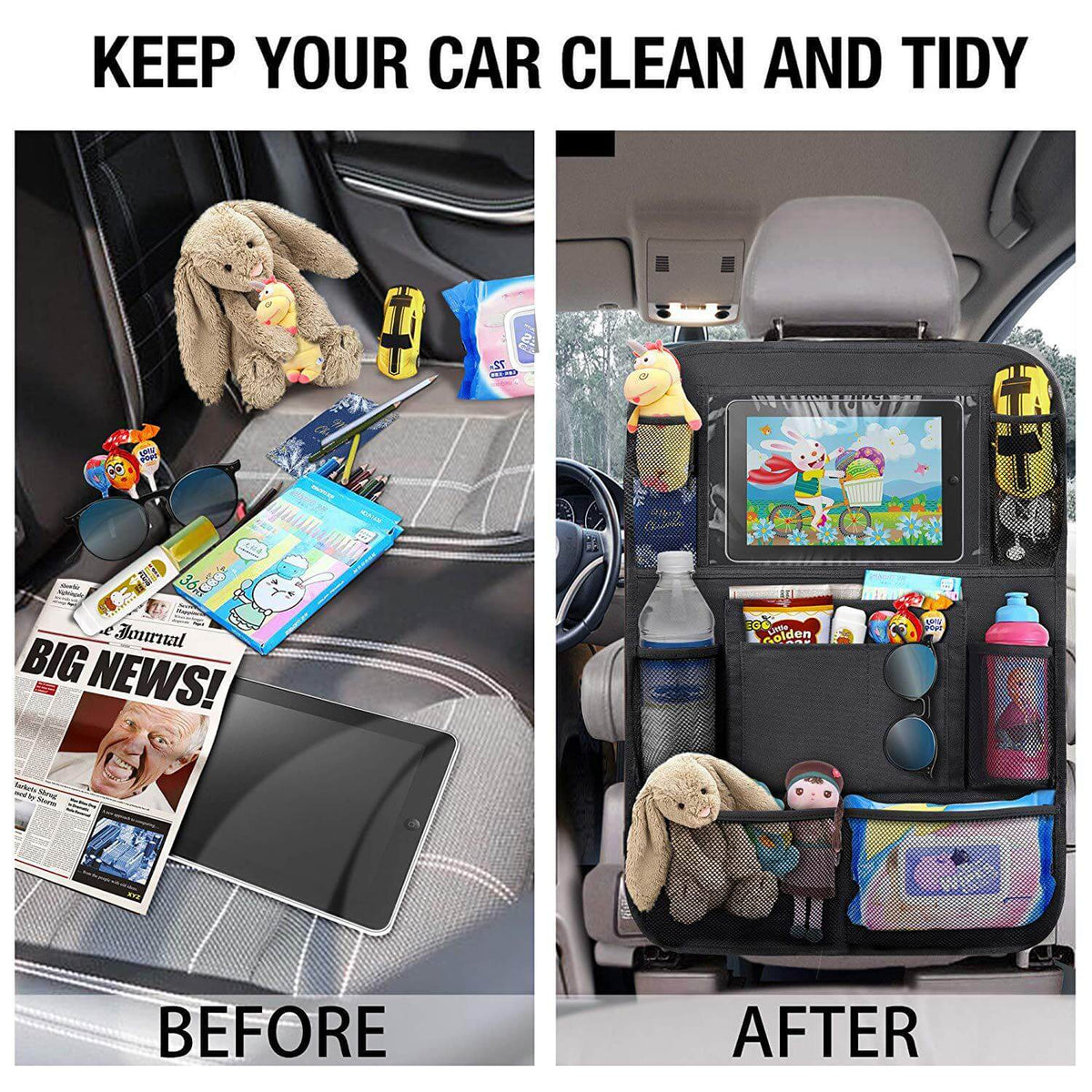 GEARGUARD™ - CAR SEAT ORGANIZER