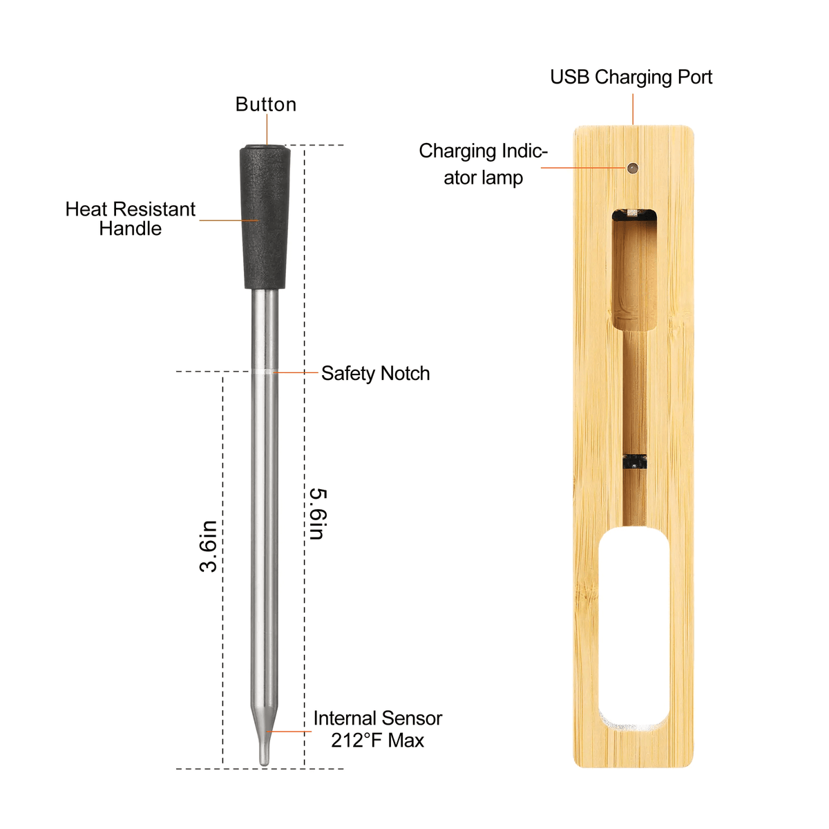 GRILLTRACK™ - WIRELESS MEAT THERMOMETER