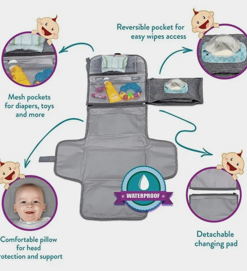 BABYMATE™ - PORTABLE DIAPER CHANGING PAD