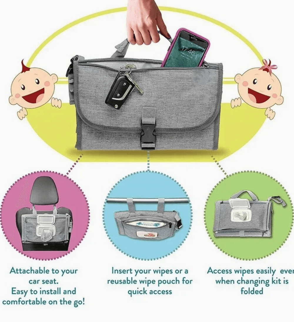 BABYMATE™ - PORTABLE DIAPER CHANGING PAD