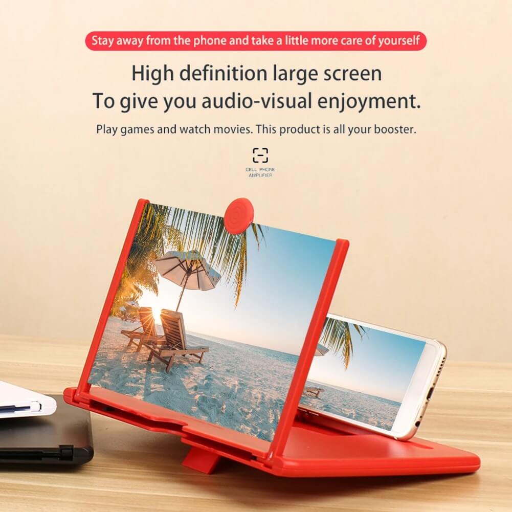 MAXVISION™ - PHONE MAGNIFYING PROJECTOR SCREEN