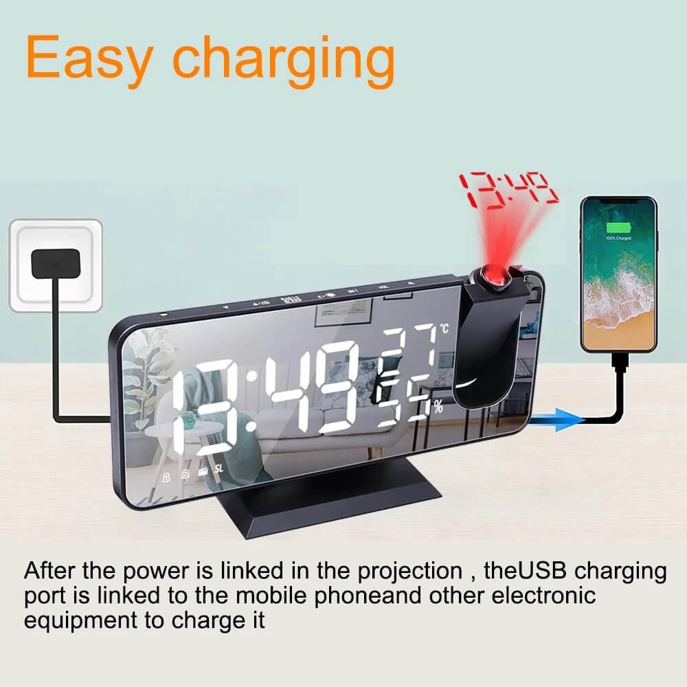 TIMEMASTER™ - PREMIUM PROJECTOR ALARM CLOCK