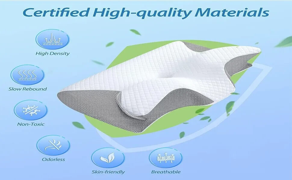 TRANQUIL CURVE™ - SUPPORTIVE MEMORY FOAM PILLOW