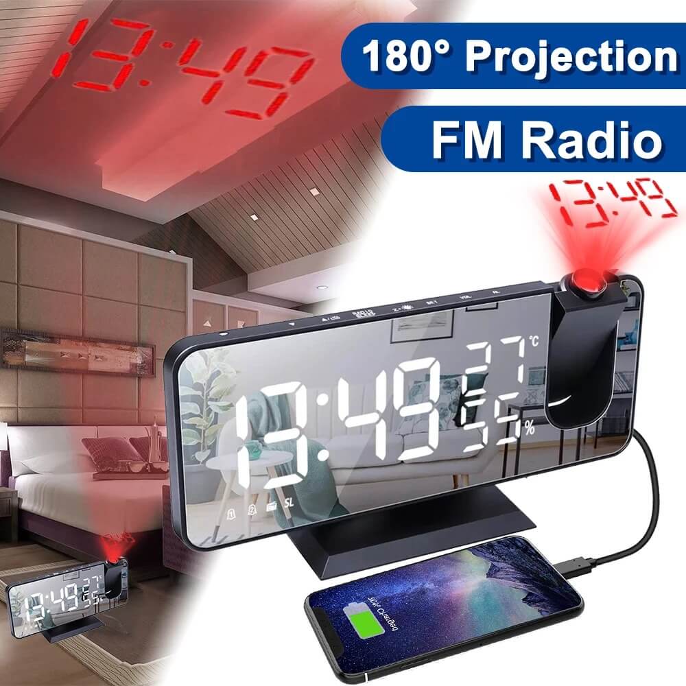 TIMEMASTER™ - PREMIUM PROJECTOR ALARM CLOCK