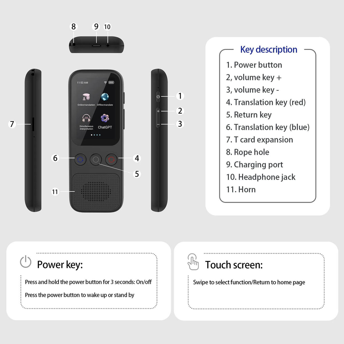 LINGOBRIDGE™ - SMART LANGUAGE TRANSLATOR DEVICE