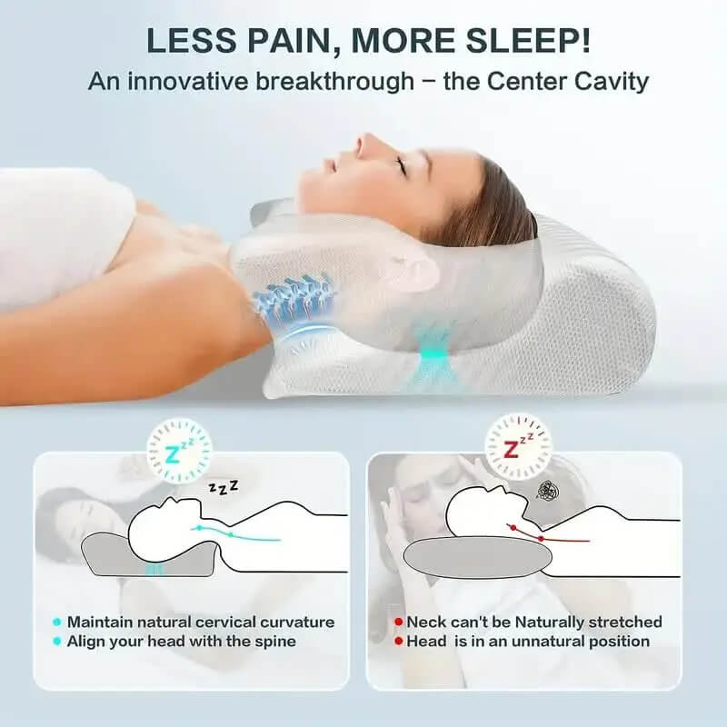 TRANQUIL CURVE™ - SUPPORTIVE MEMORY FOAM PILLOW