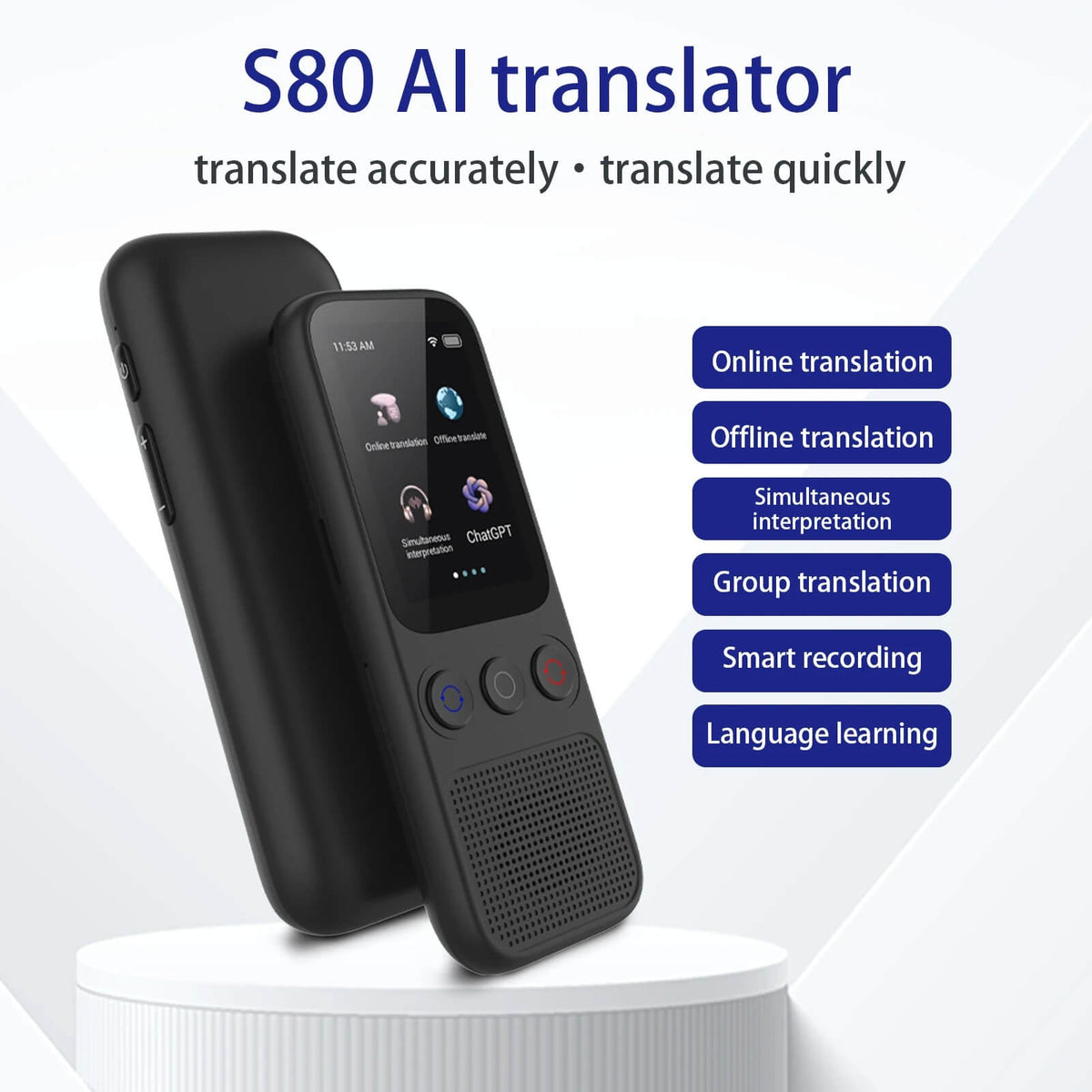 LINGOBRIDGE™ - SMART LANGUAGE TRANSLATOR DEVICE