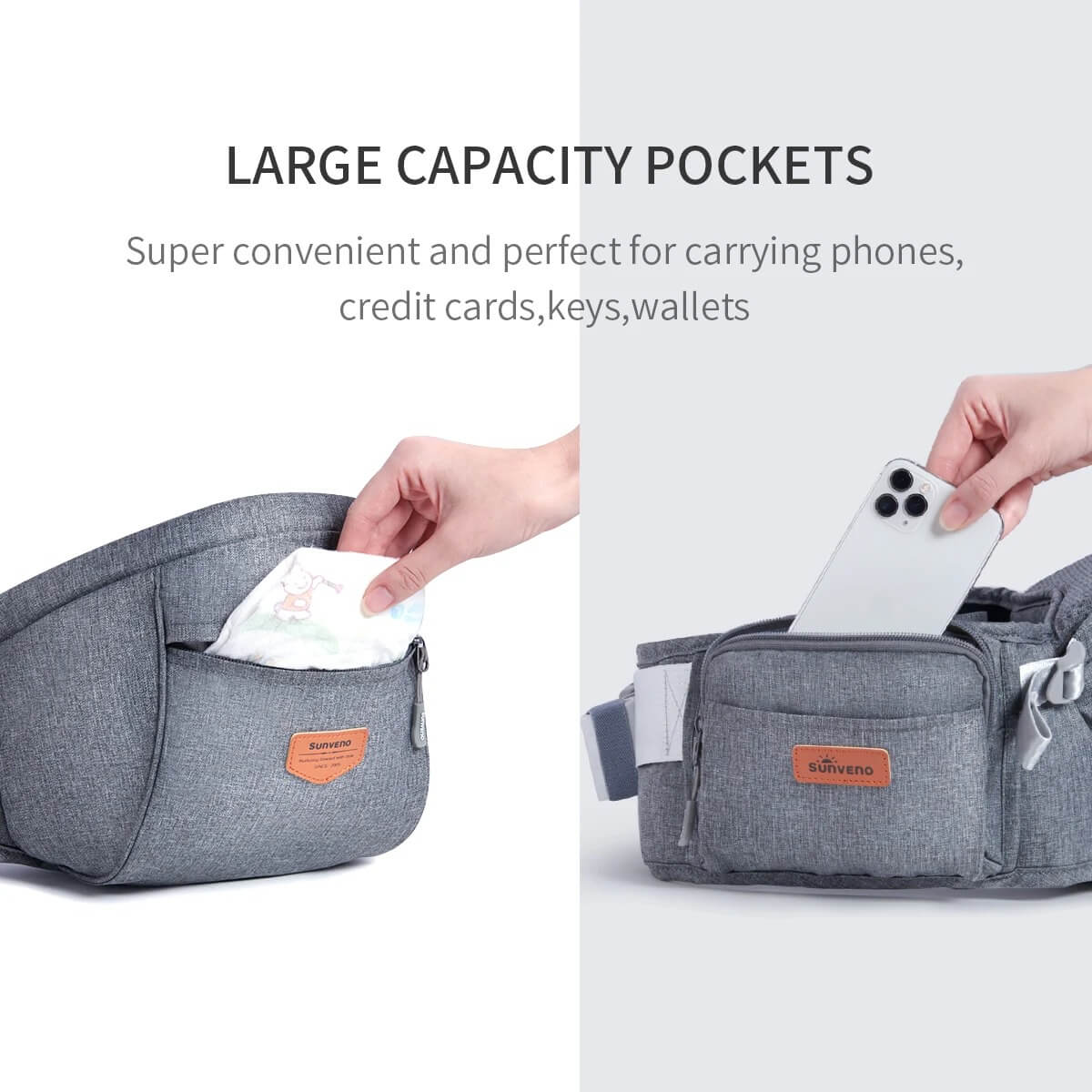ComfyCradle™ HIP SEAT BABY CARRIER